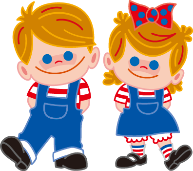 ニックン＆セイチャン（キャラクター紹介） | 日世ソフトクリーム