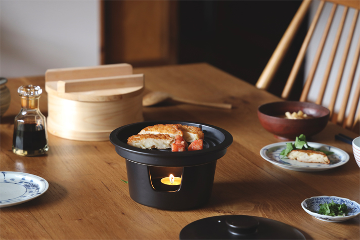 コンロなし】萬古焼 小さな陶板 （蓋付き） 陶板 | TOKILABOトキラボ