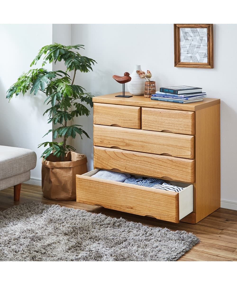 日本製】木目が素敵な天然木桐チェスト 通販【ニッセン】