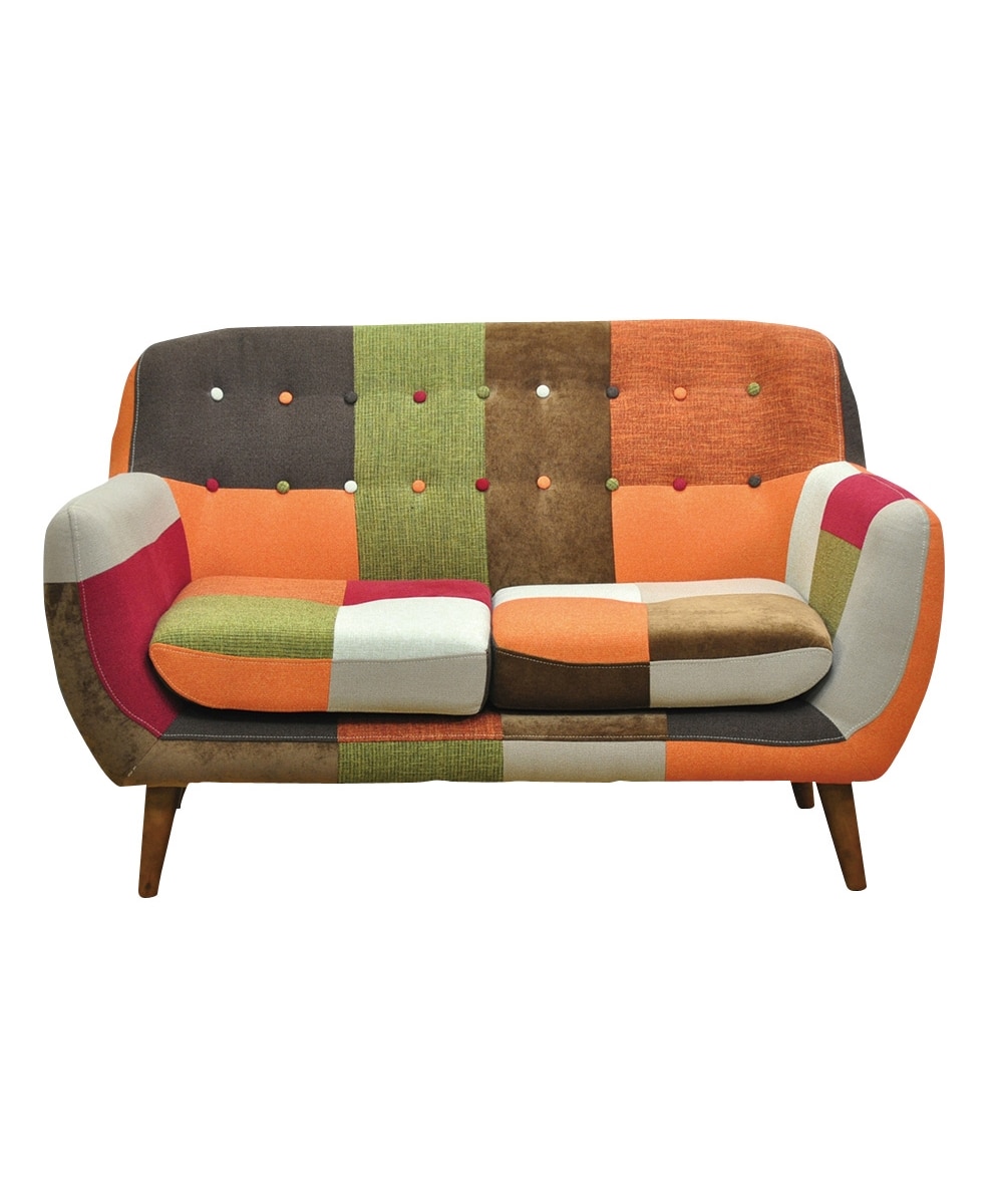 2人掛け]ソファ｜パッチワーク風 ファブリック 通販【ニッセン】