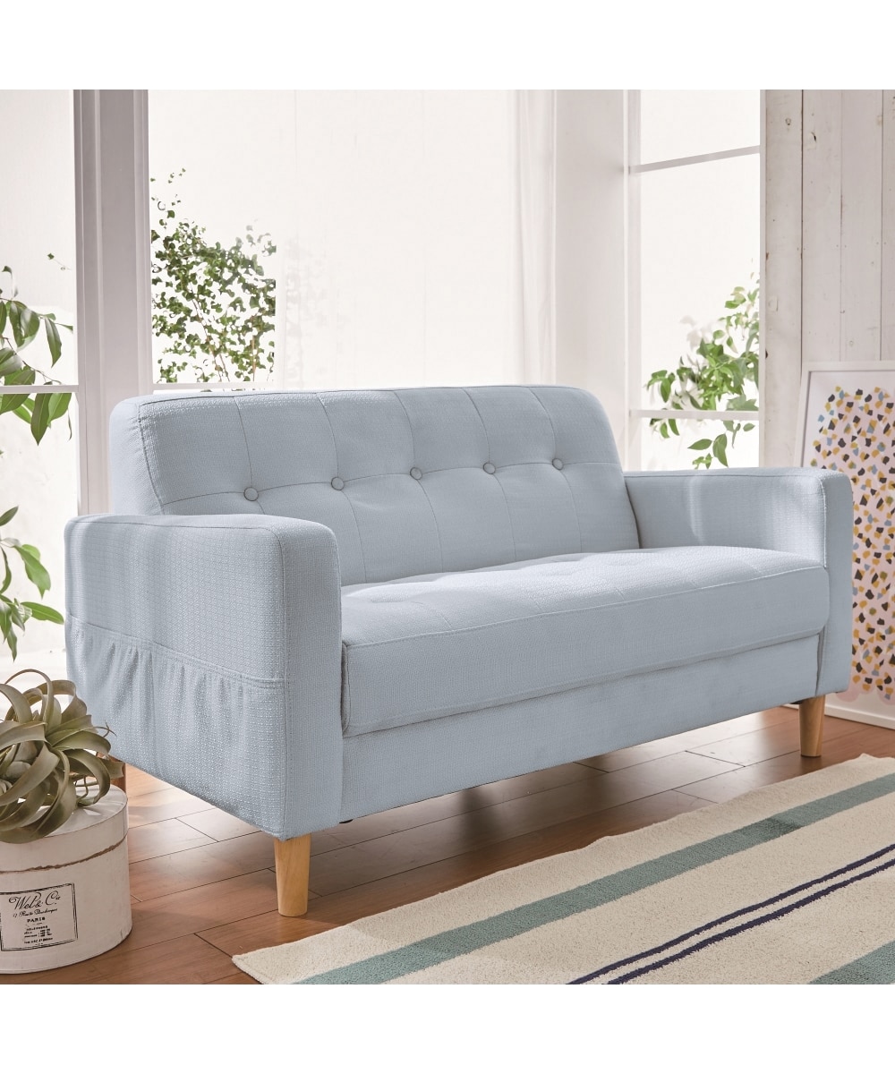 2人掛け]コンパクトソファ｜セミオーダー感覚で選べる21色