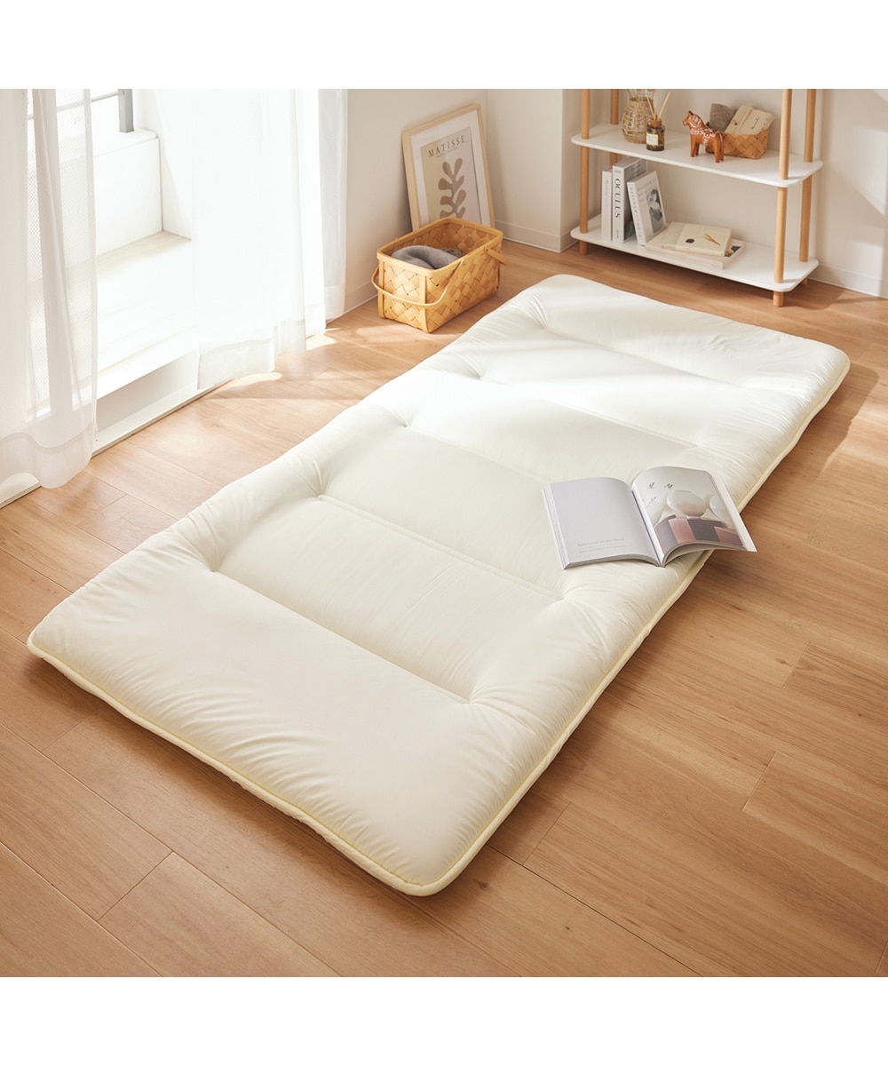 日本製】軽量コンパクト6つ折り敷布団2枚セット（抗菌防臭・防ダニ