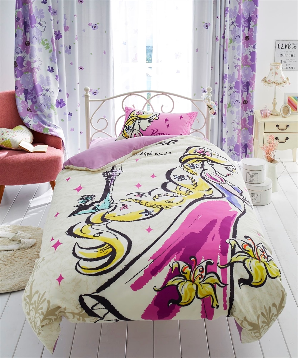 カーテンセット】遮光カーテン＆レース4枚セット｜ディズニー