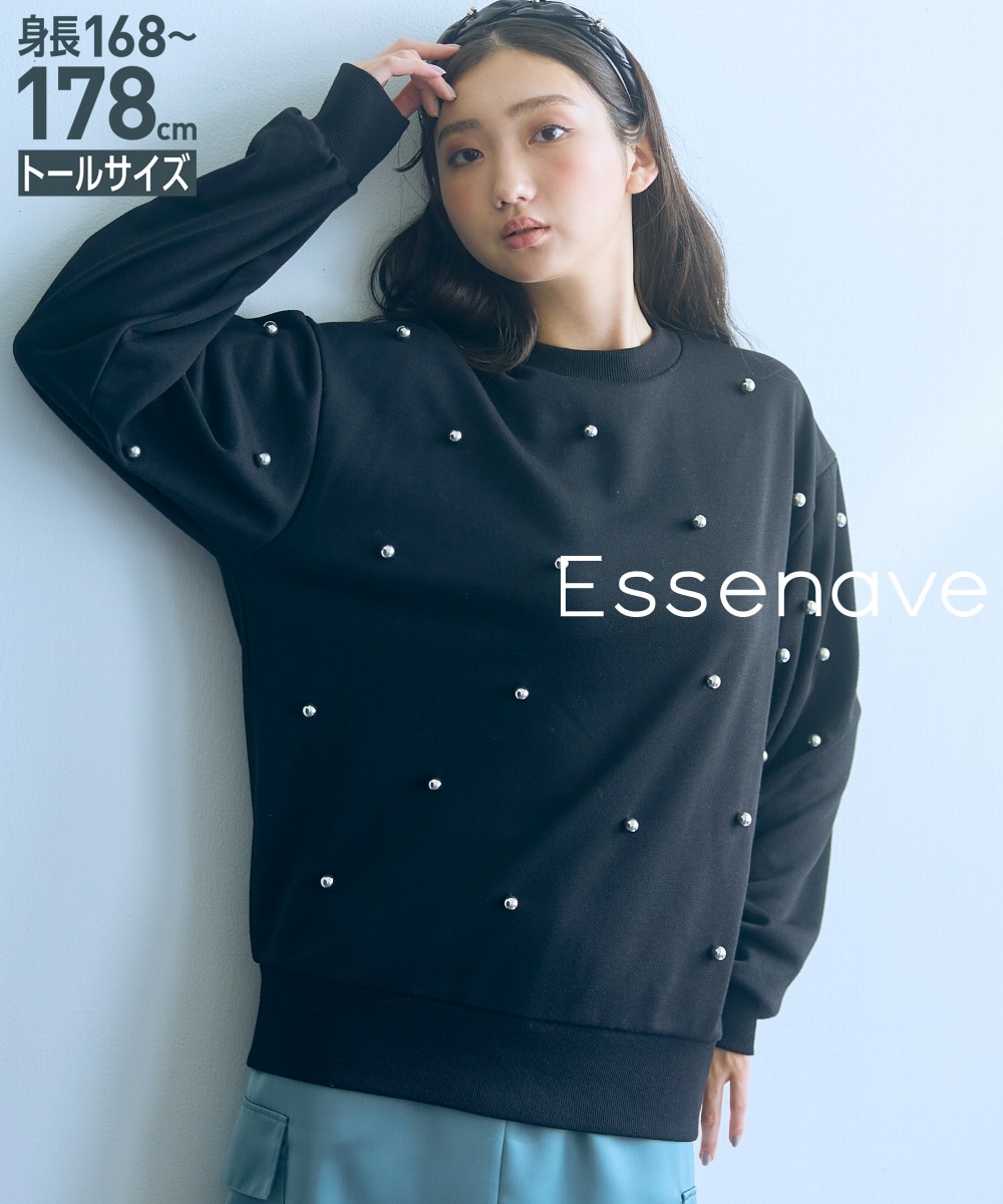 高身長 シルバードット裏毛トレーナー（トールサイズ）Essenave 通販
