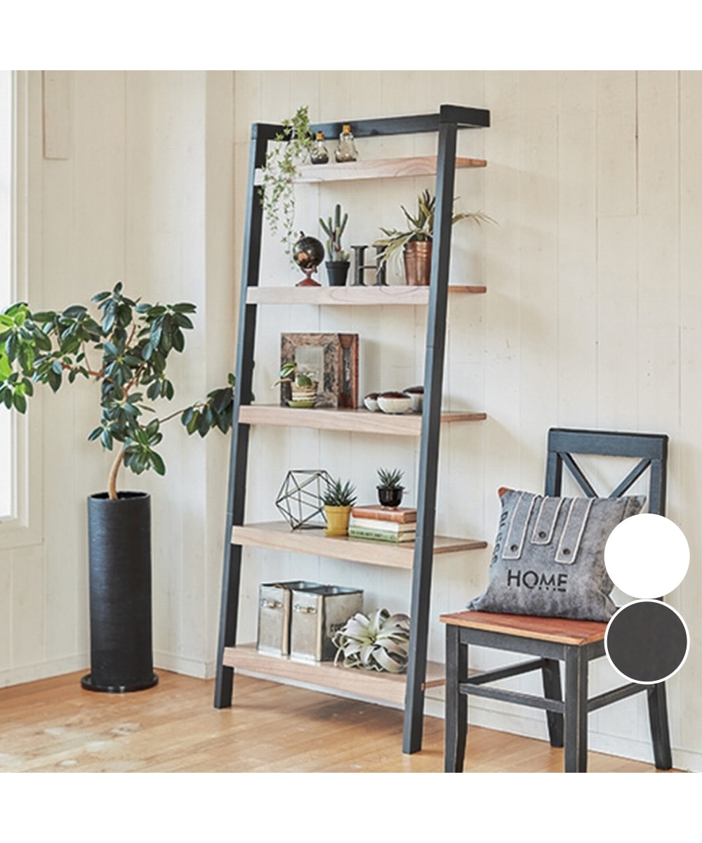 天然木壁掛けディスプレイラック 通販【ニッセン】