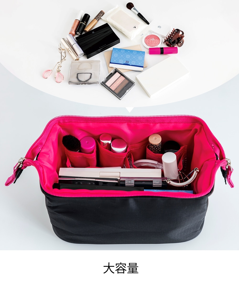 出し入れ楽々コスメポーチ 通販【ニッセン】