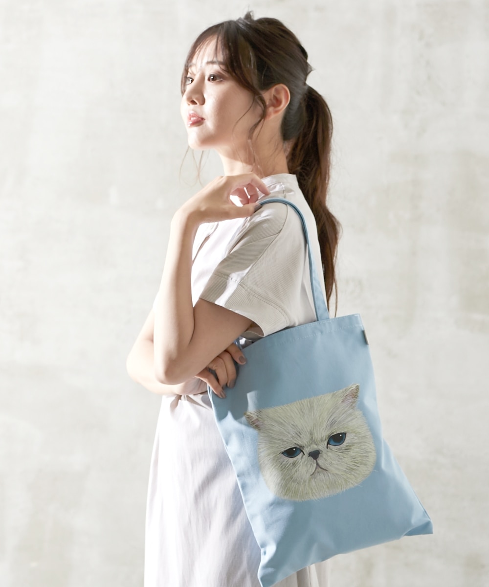 JOUJOULIER（ジュジュリエ）猫ちゃん転写トートバッグ（A4対応） 通販