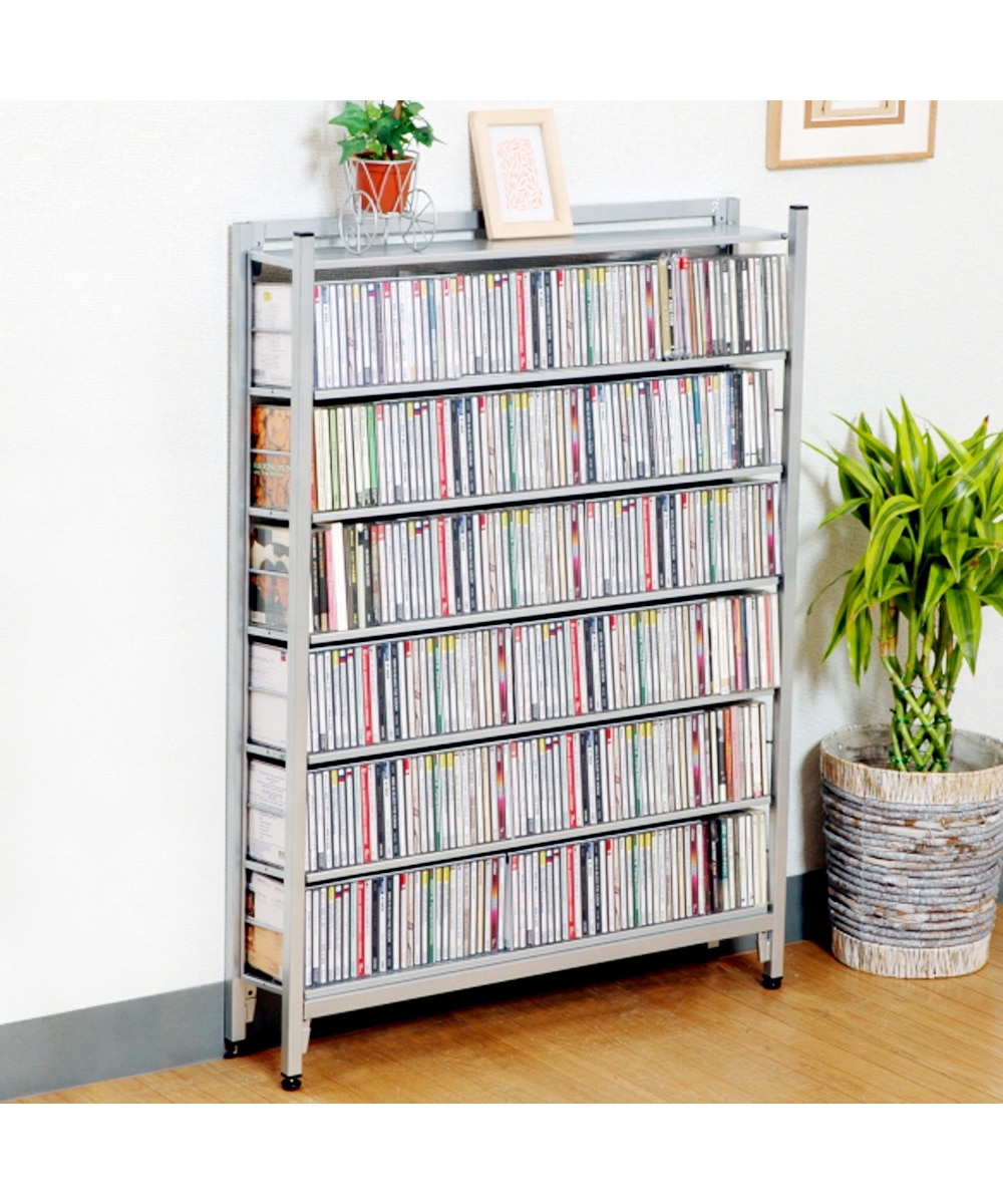 販売終了】【日本製】組み立て簡単！CD・DVD・コミック収納ラック 通販
