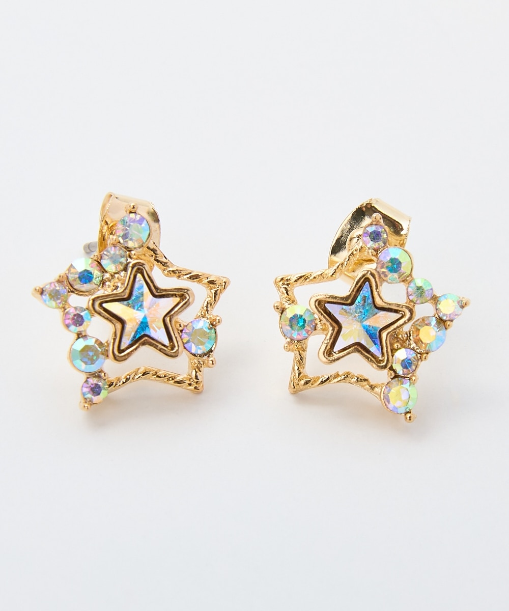 gargle（ガーグル）キラキラ星ピアス 通販【ニッセン】