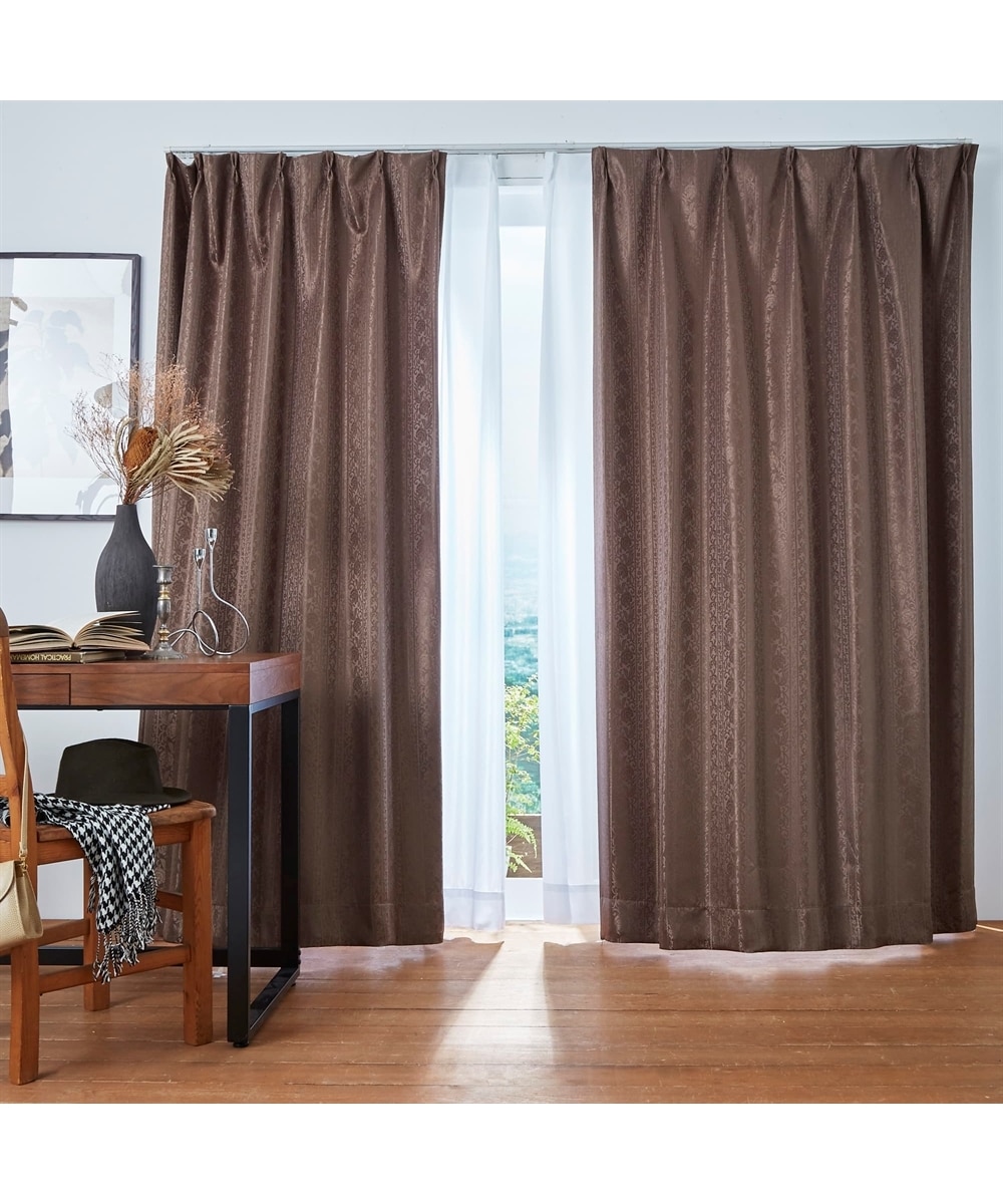 カーテンセット】遮光カーテン＆遮像・遮熱・UVカット・ミラーレース