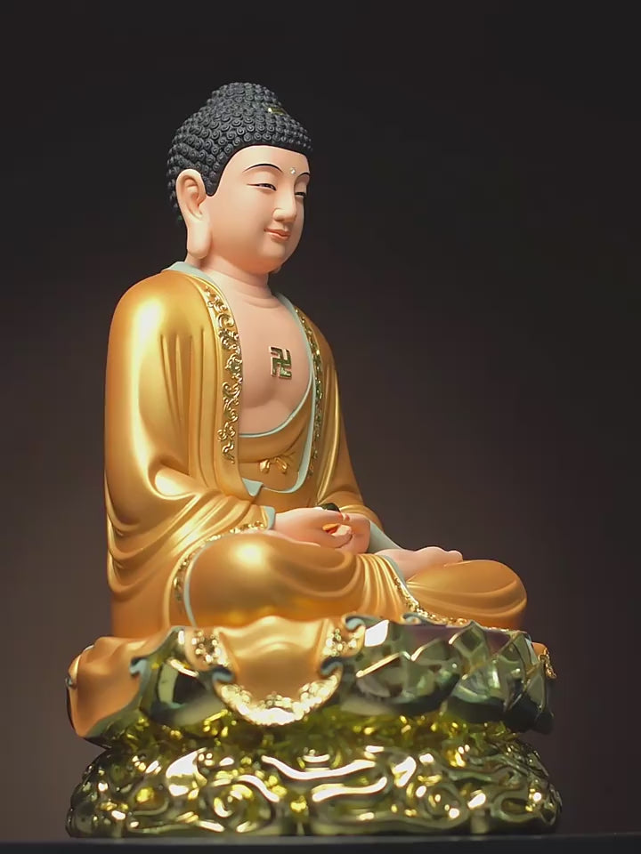 2025年 新規御作！極彩FRP仏像 手描き金箔仕上げ – 念珊閣仏像