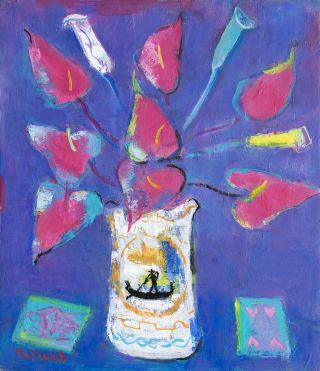 佐藤泰生、【ベニス・旅と時間】、希少な額装用画集より、新品額装付