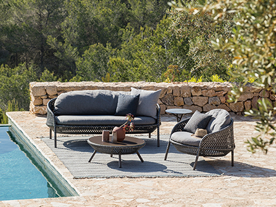 アーンダ ラウンジチェア 108グラファイト ｜ ニチエス NICHIESU