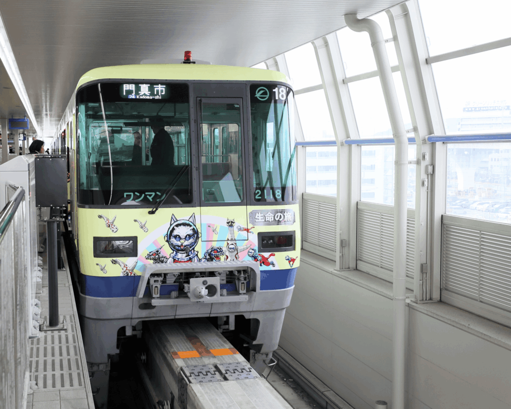 現代美術作家・ヤノベケンジ氏の原画を車両にデザイン 大阪モノレール