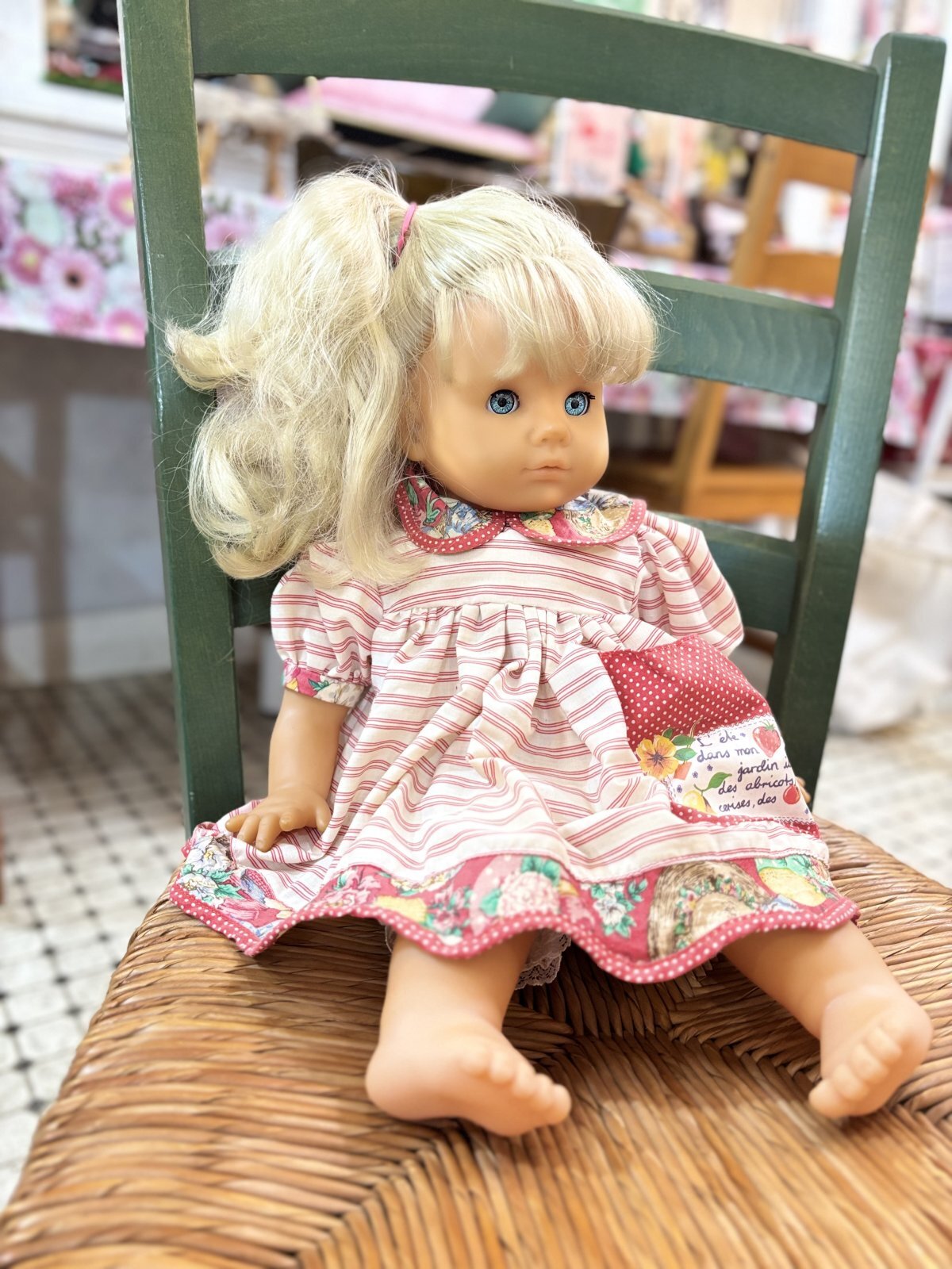 ブロンドのブルーの瞳の女の子 ドイツ製 ヴィンテージZaph46cm - N's