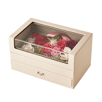 プリザーブドフラワー「ローズガーデンボックス」＜プリザーブド
