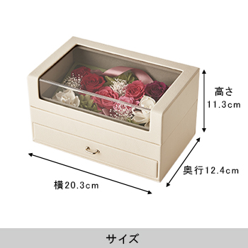 プリザーブドフラワー「ローズガーデンボックス」＜プリザーブド