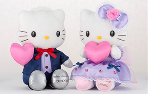 ハローキティ メモリアルボックス ぬいぐるみマスコットセット 6体入り