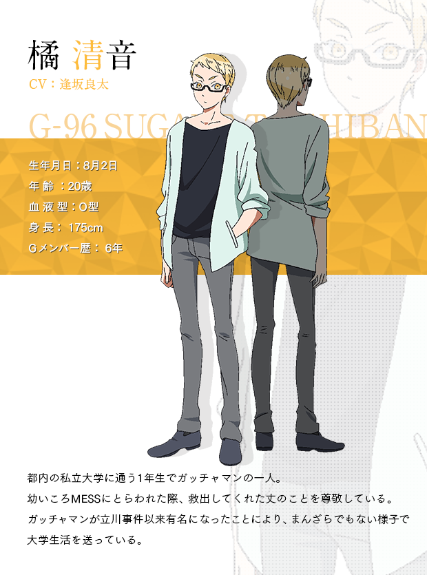 キャラクター｜ガッチャマン クラウズ インサイト｜日本テレビ