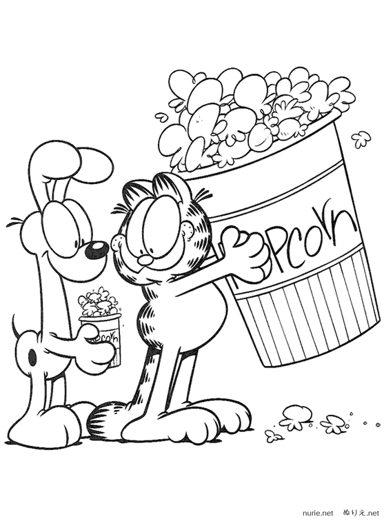 コミックス / ガーフィールド | ぬりえ - Nurie.NET