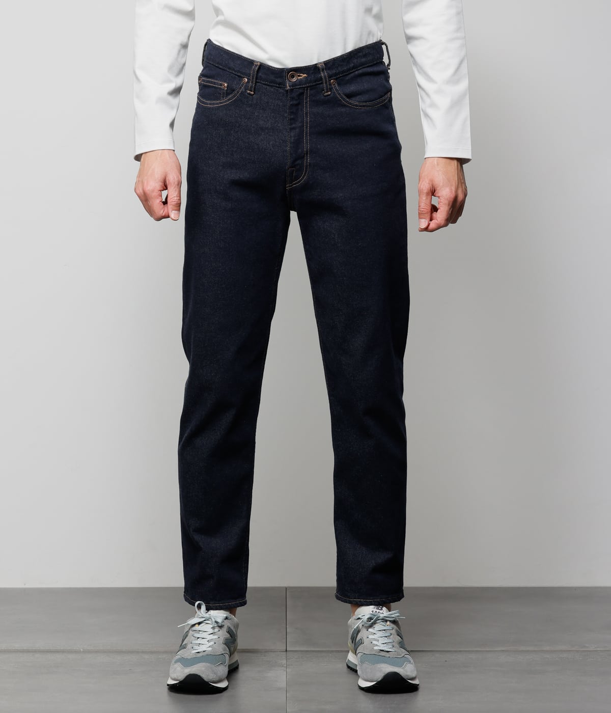 ストレッチ】反応染め 10.5オンス ワンウォッシュデニムパンツ