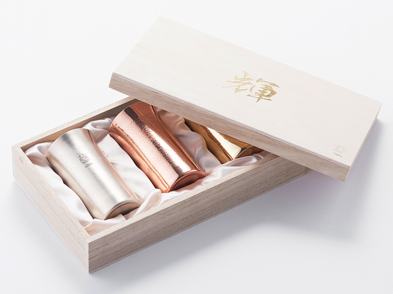輝 純銅銘酒器 金・銀・銅3pc | 株式会社タマハシ