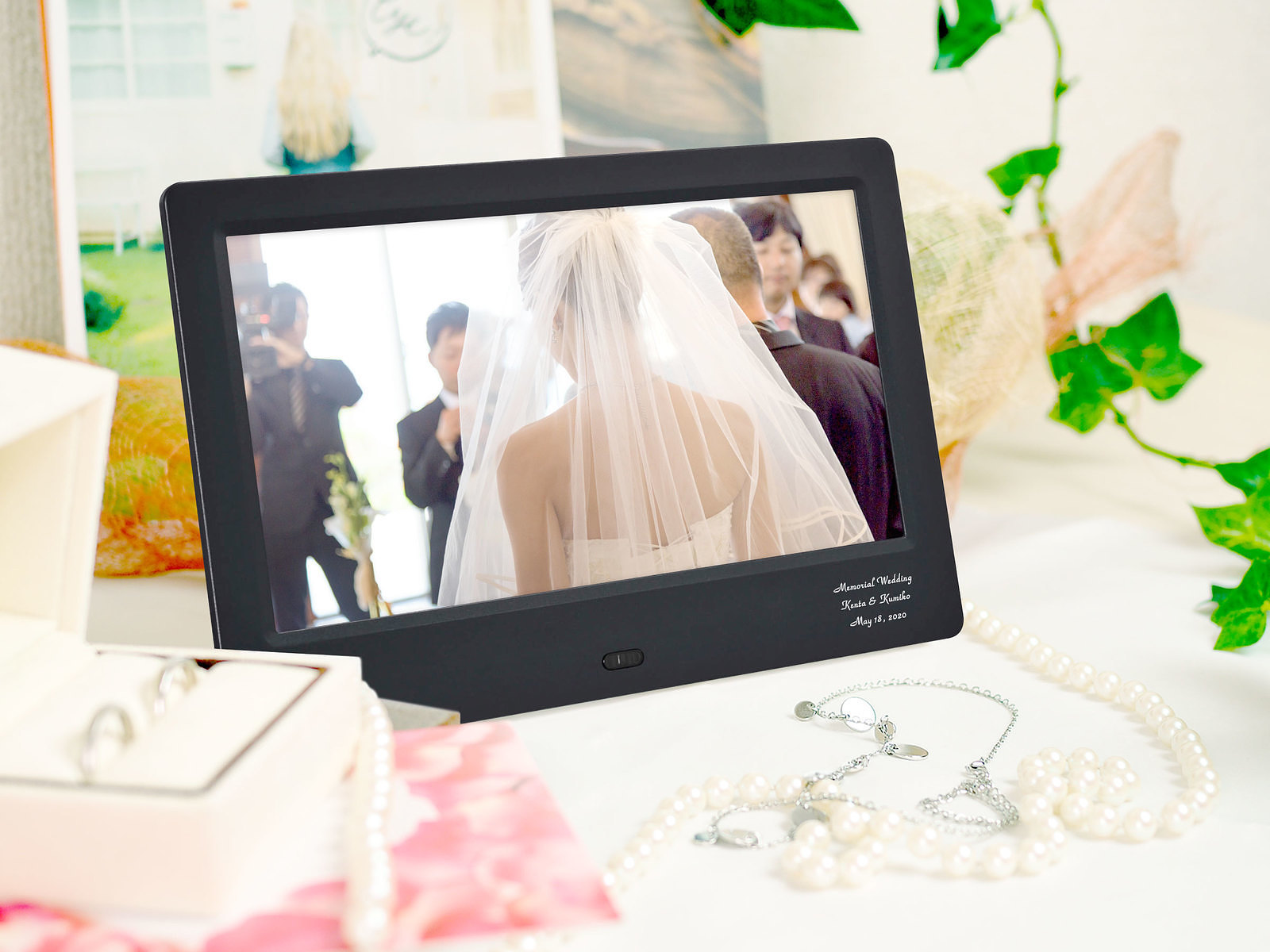 デジタルフォトフレーム ブラック - スマートギフト