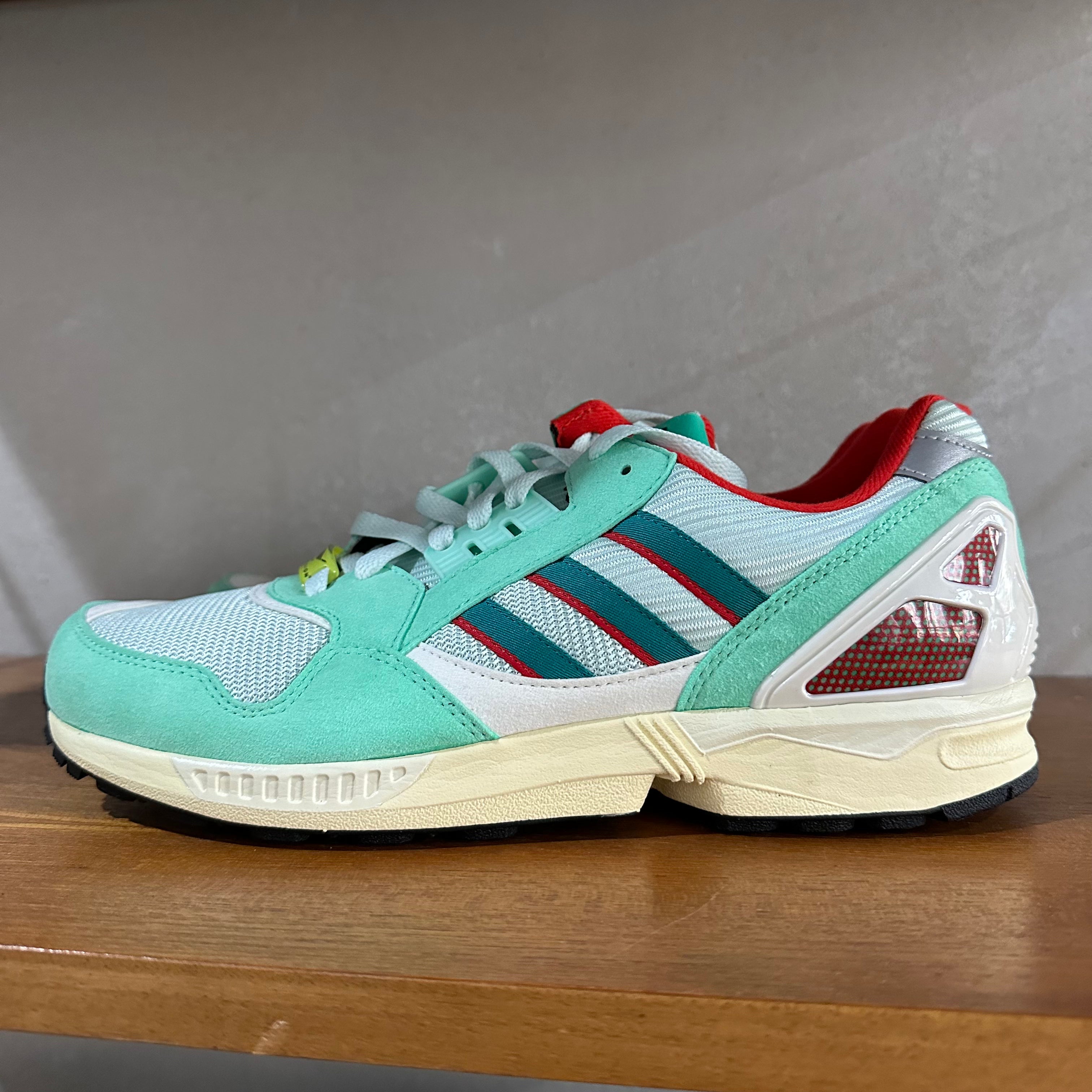 adidas ZX 9000 OG Trainers Mint / Red / Green 2019 - UK 9.5