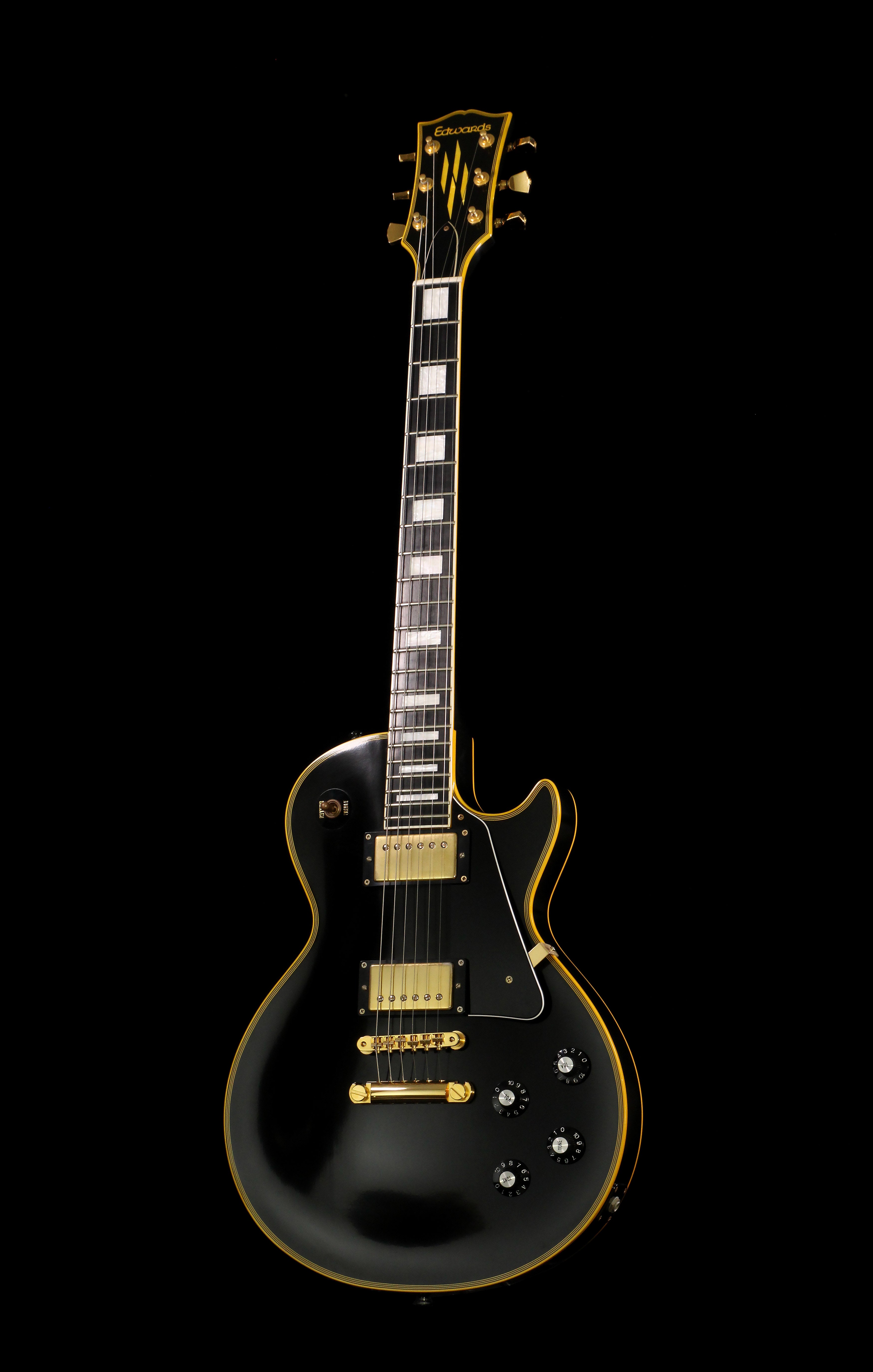 Edwards by ESP E-LP-98 LTC Les Paul Custom Ebony – Soul Drifter