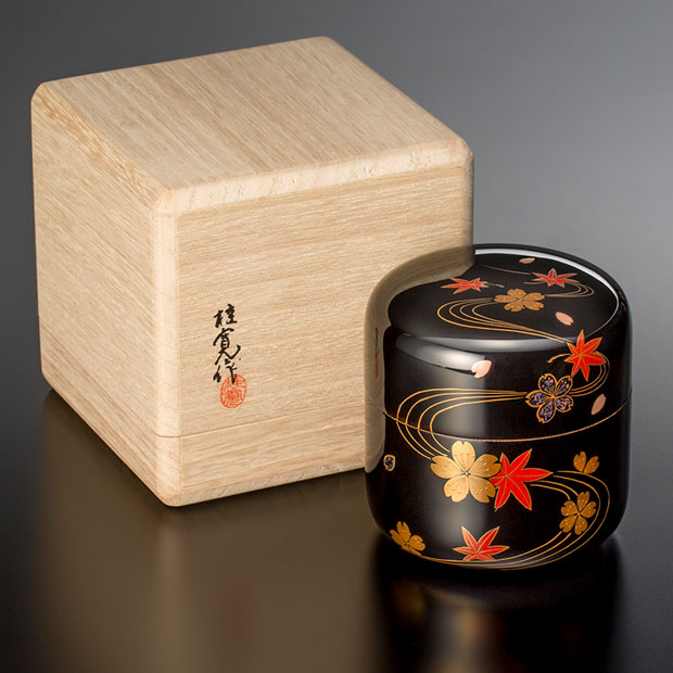 ミニ骨壷 蒔絵 ゆとり 朱塗 さくら | ソウルジュエリー 公式ブランドサイト