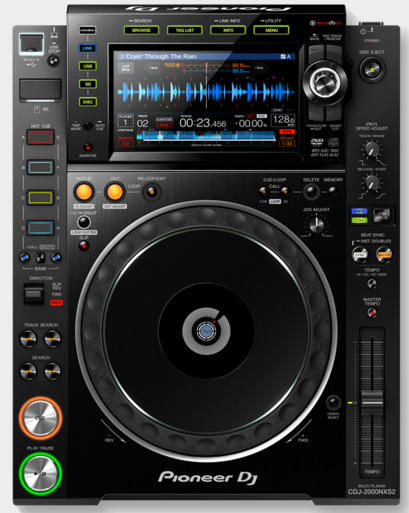 【動作品】②Pioneer DJ CDJ-2000NXS2 Pioneer DJ、ハイレゾ再生対応のプロDJ/クラブ向けプレーヤー「CDJ