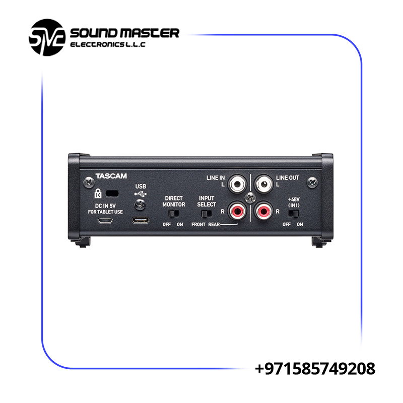 Tascam US-1x2HR High-Resolution USB Audio Interface - SoundMaster
