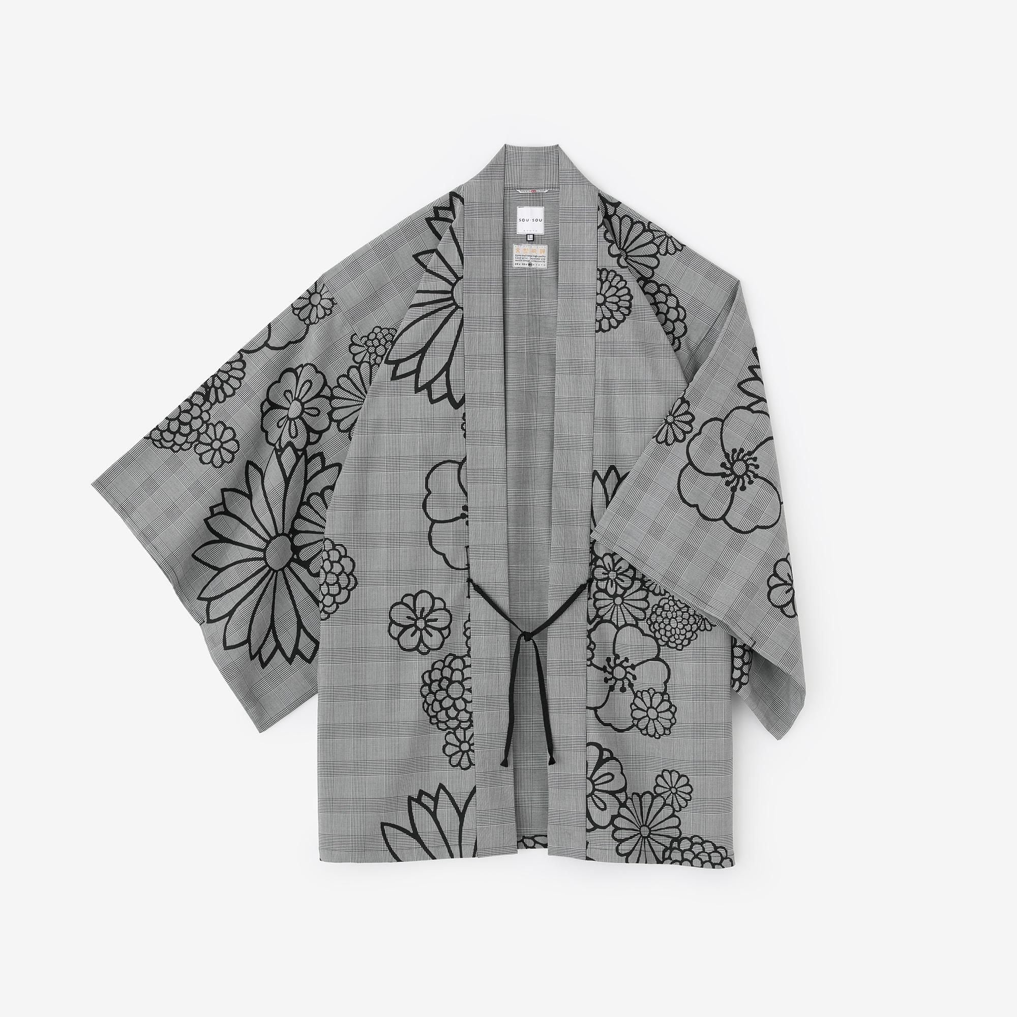 梳毛（そもう）×ソロテックス(R)ツイル 角袖袢纏（かくそではんてん