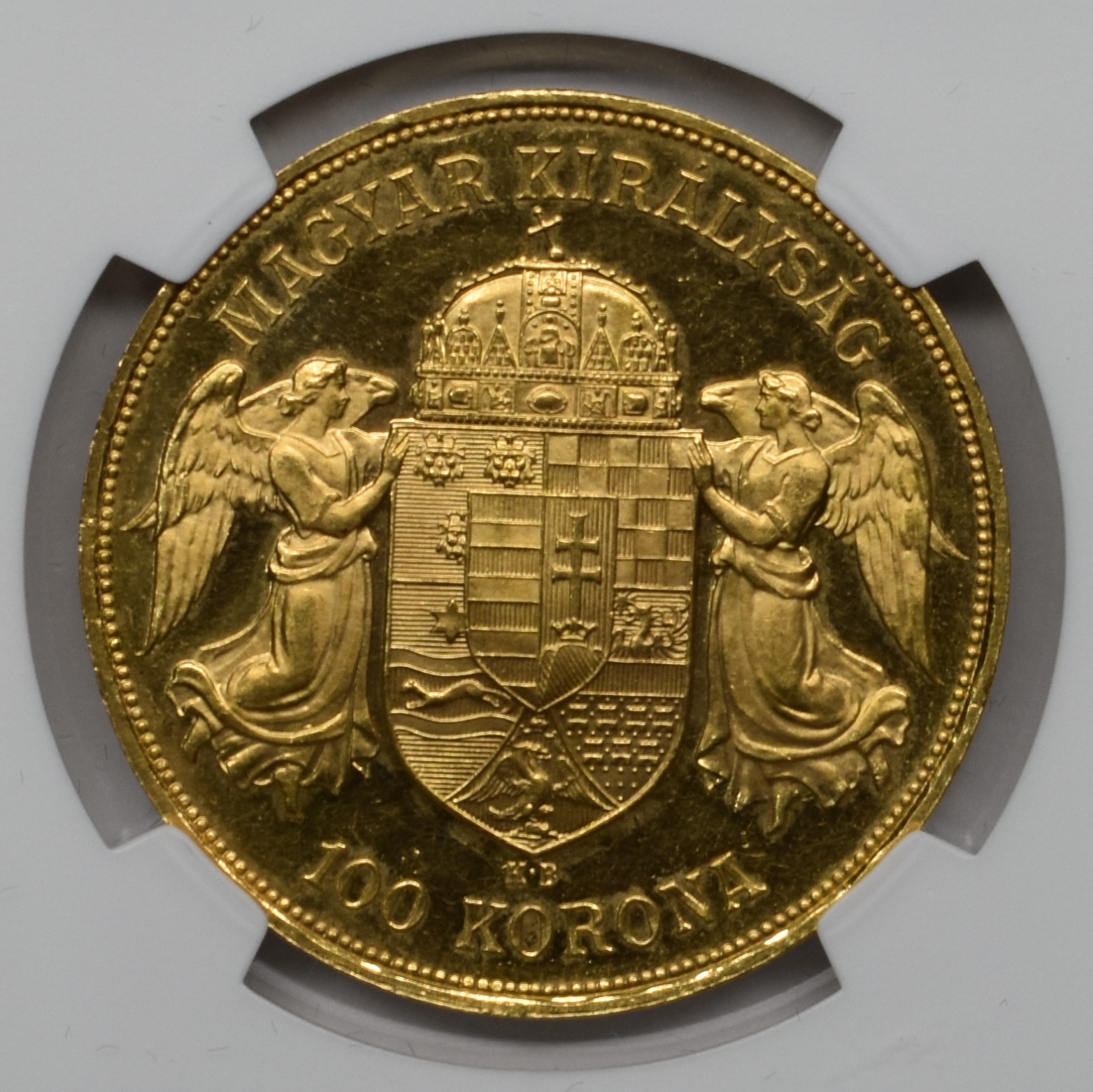 Sold】1908年 ハンガリー フランツ・ヨーゼフ1世 スタンディング 100