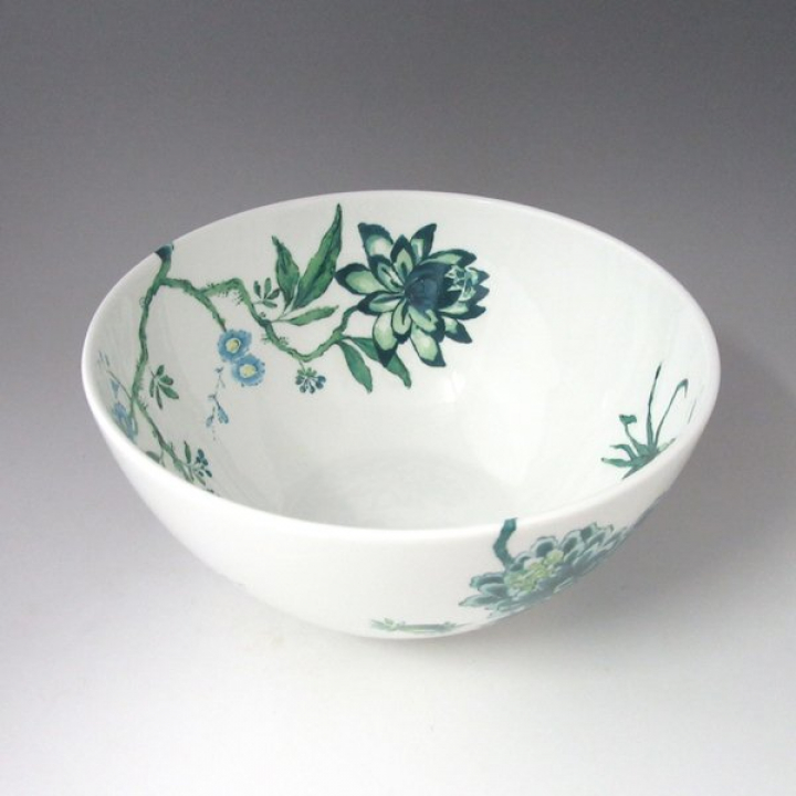 ウェッジウッド ジャスパーコンラン シノワズリ ホワイト サラダボール