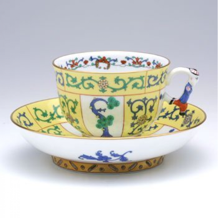 ヘレンド 西安の黄 ティーカップ&ソーサー SJ-3364-0-21 | 洋食器の