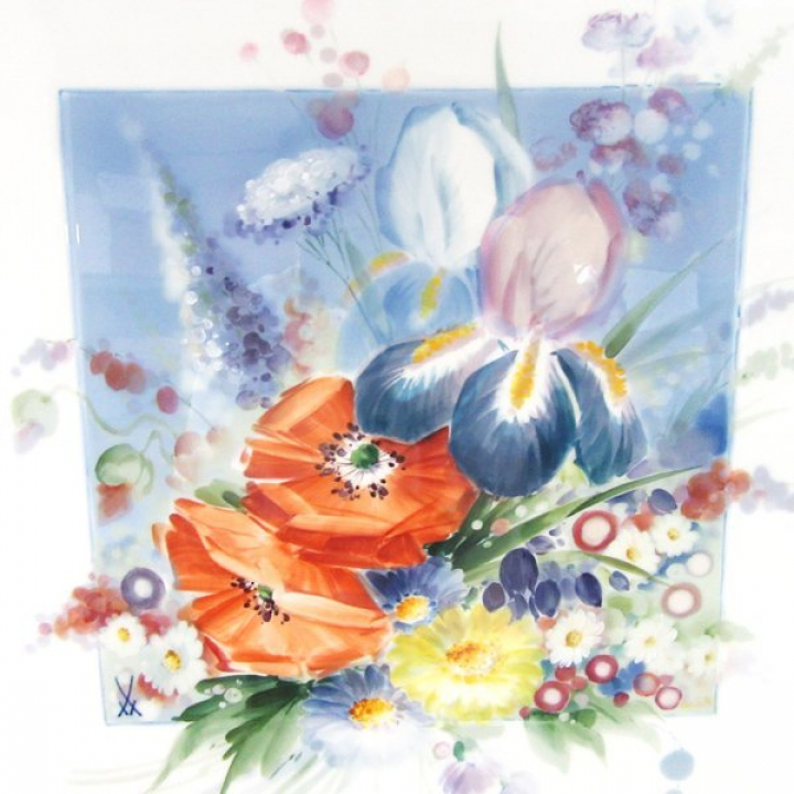 マイセン 陶板（プラーク） フラワーブーケ 932068-9m013 | 洋食器の