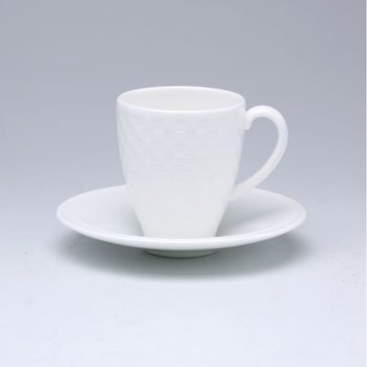 ウェッジウッド ナイト&デイ エスプレッソカップ&ソーサー ホワイト