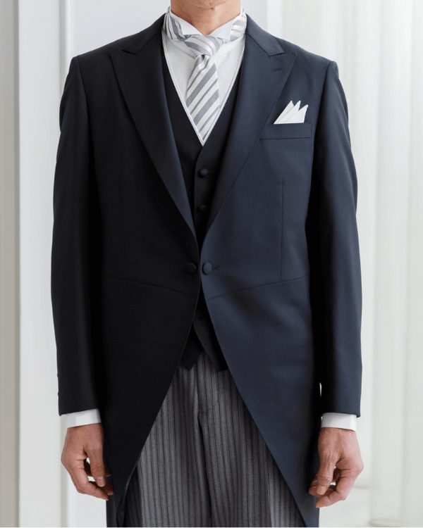 A6サイズ】紳士モーニングコート・黒ベスト・パンツ3点セット<3610300