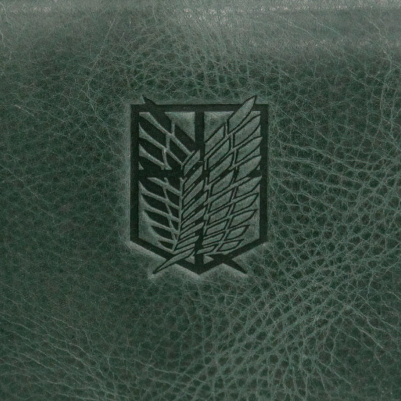 進撃の巨人 The Final Season レザーラウンドウォレット グリーン 特典