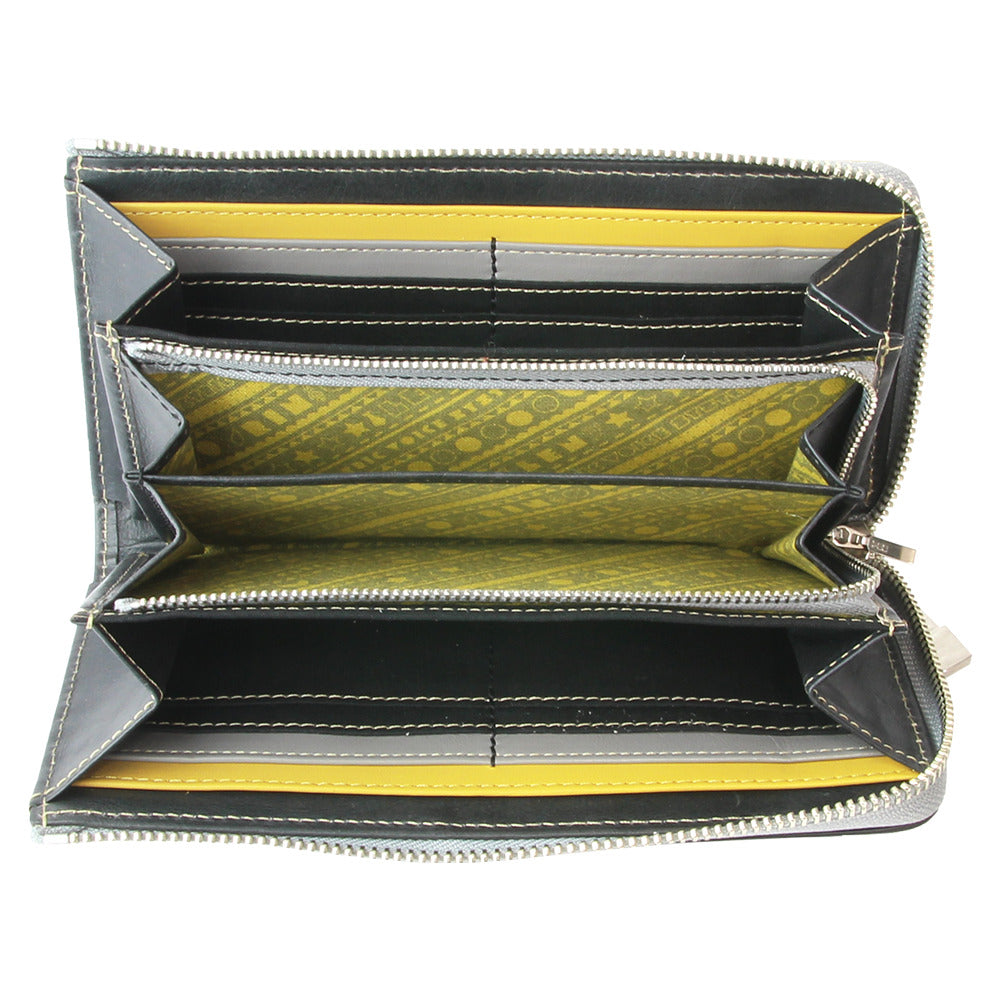 鏡音リン 本革L字ファスナー長財布 | アニメ グッズ 通販 - SOLWA