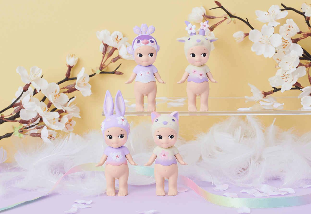 Cherry Blossoms At Night bring the colors of the spring season