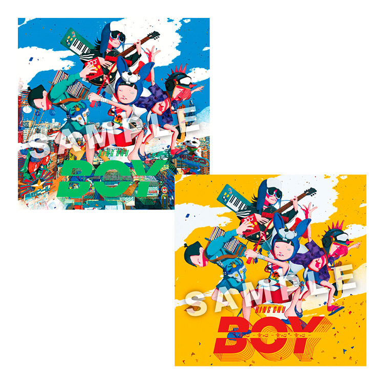 King Gnu | 『BOY』購入特典絵柄が決定！