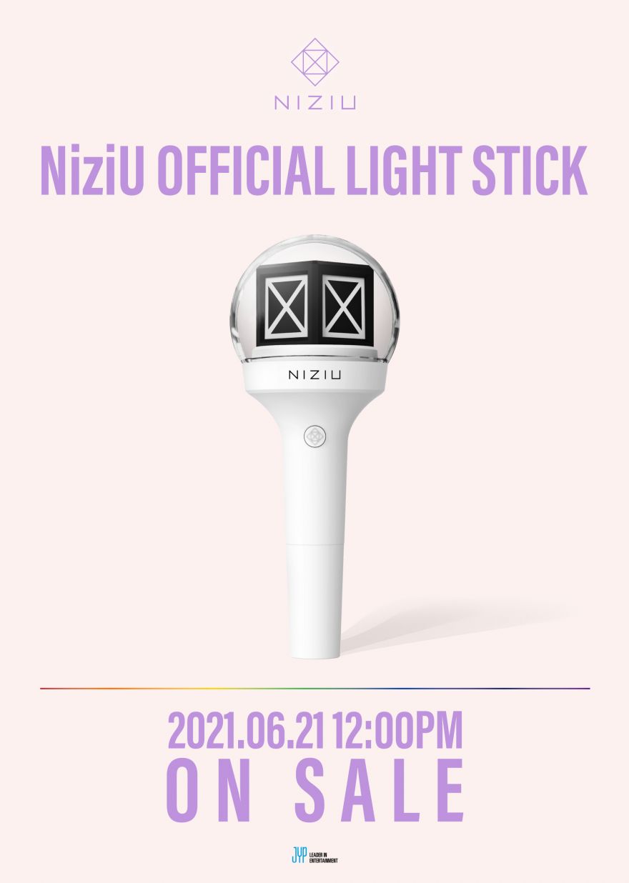 NiziU OFFICIAL LIGHT STICKが本日6月21日(月) 正午より各ECサイトにて