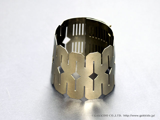 BORGANI FLEXITONE アルトサックス用リガチャー 【Nickel Silver