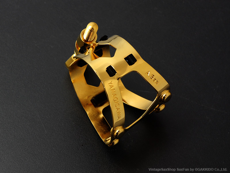 Yanagisawa Yany SIXS アルトサックス用リガチャー 【金メッキ仕上げ