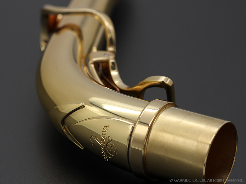 Yanagisawa アルトサックス用ネック AKz1 ブラス製 ラッカー仕上げ