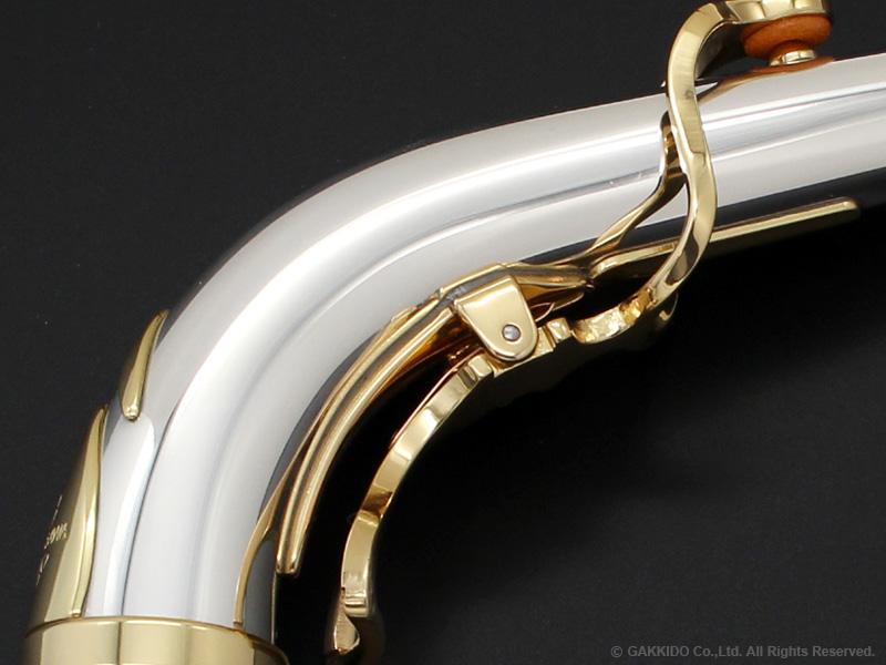 Yanagisawa アルトサックス用ネック AKz3 銀製 クリアラッカー仕上げ
