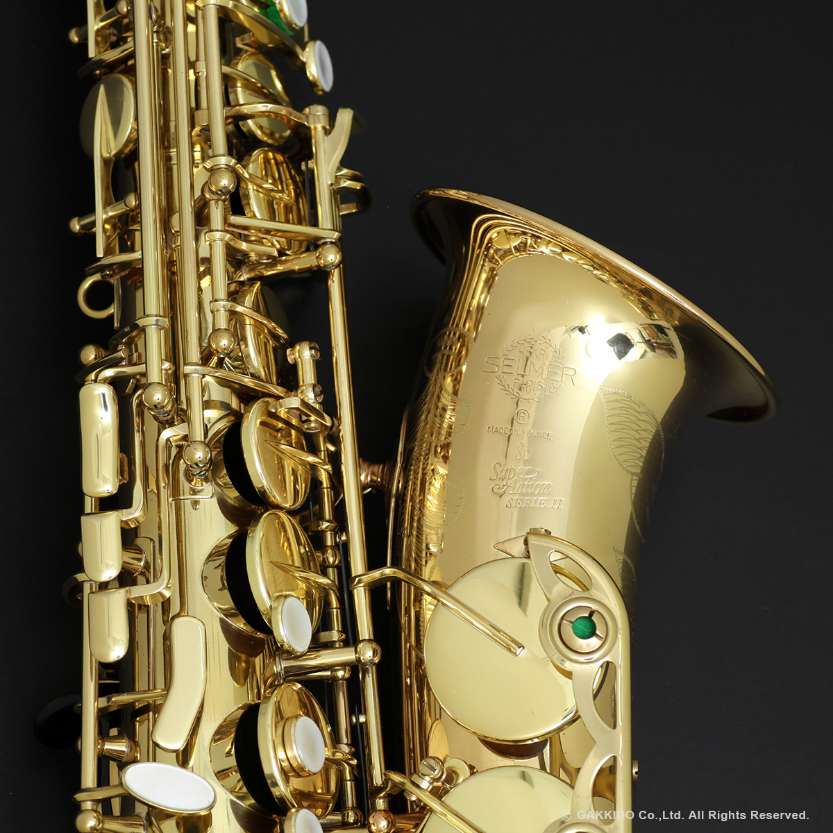 H.SELMER Super Action 80 SERIE II Alto Sax Lacquer Finish Serial