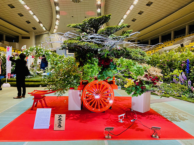 第20回世界バラ会議福山大会2025 嵯峨御流がRoseExpoの会場